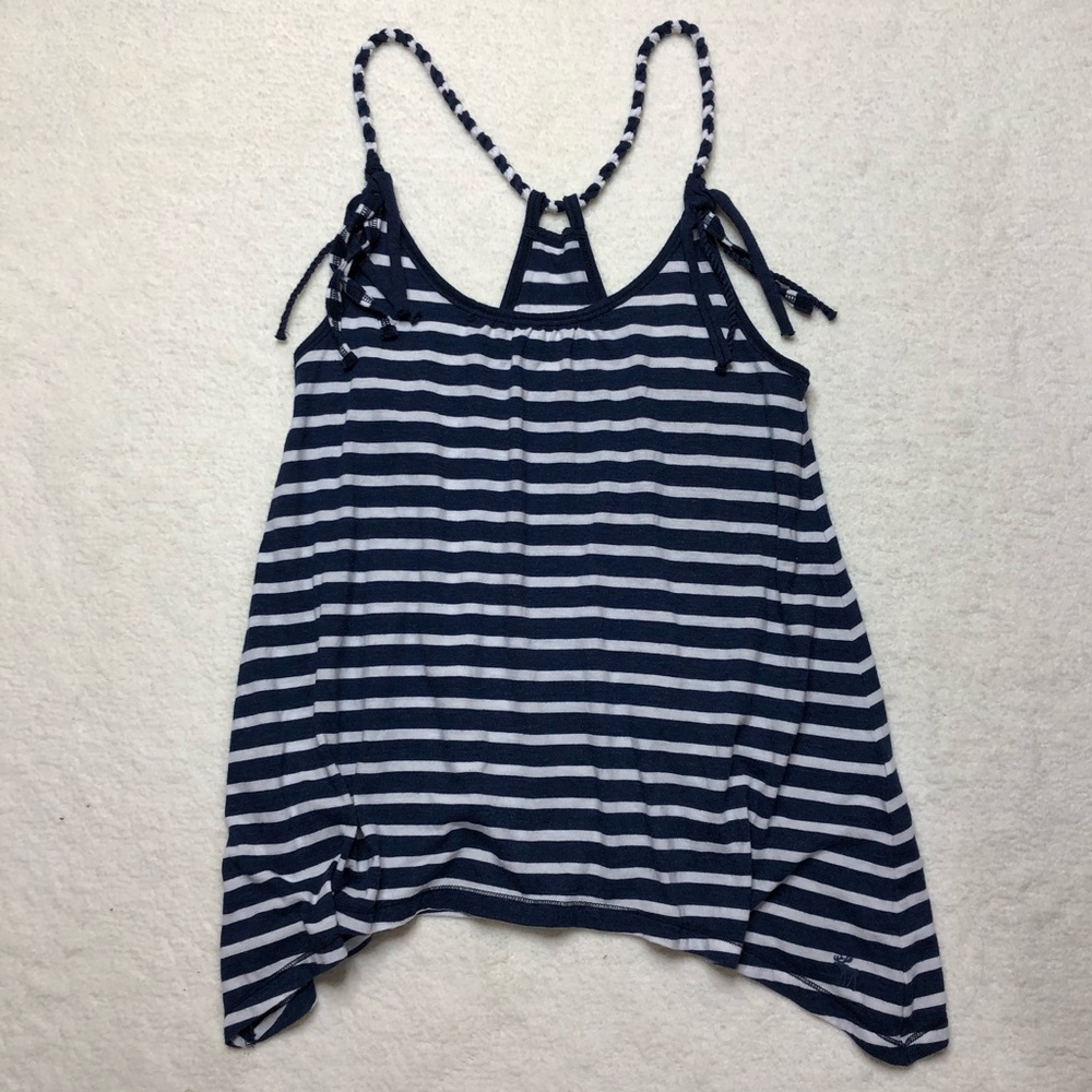 Abercrombie Racerback Stripy Tank Top